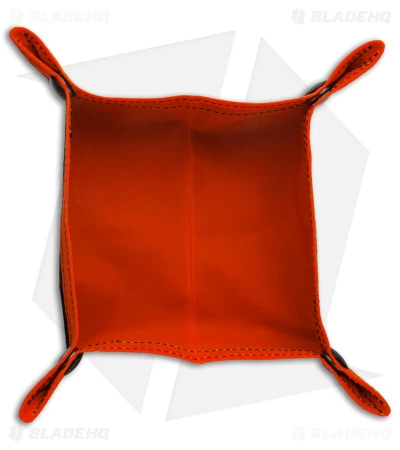 PNW Bushcraft EDC Travel/Dump Tray - Orange/Black Waxed Canvas 4 PNW Bushcraft EDC Travel/Dump Tray - Orange/Black Waxed Canvas - Image 2
