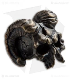 RUS Beads Shop Daemon Skull Lanyard Bead - Bronze