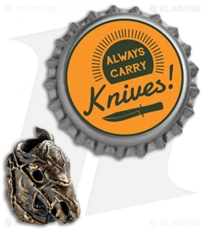 RUS Beads Shop Death Horse Lanyard Bead - Bronze 5 RUS Beads Shop Death Horse Lanyard Bead - Bronze - Image 3