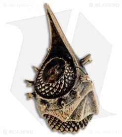 RUS Beads Shop Dragon Rider Lanyard Bead - Bronze 6 RUS Beads Shop Dragon Rider Lanyard Bead - Bronze -Knife Shop RUS Beads Shop Dragon Rider Lanyard Bead Bronze BHQ 83056 jr back