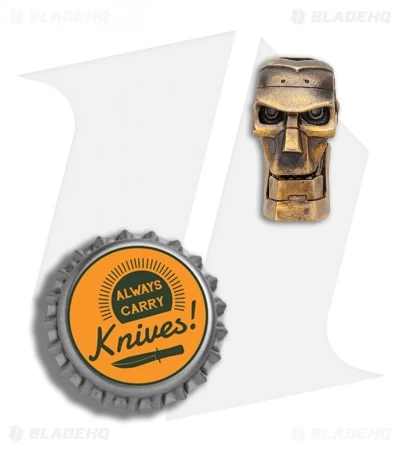 RUS Beads Shop Futuristic Robot Skull W/ Moving Jaw Lanyard Bead - Bronze 6 RUS Beads Shop Futuristic Robot Skull W/ Moving Jaw Lanyard Bead - Bronze - Image 4