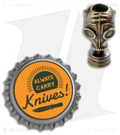 RUS Beads Shop Gas Mask Lanyard Bead - Bronze 5 RUS Beads Shop Gas Mask Lanyard Bead - Bronze - Image 3