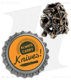 RUS Beads Shop Voodoo Lanyard Bead - Bronze 7 RUS Beads Shop Voodoo Lanyard Bead - Bronze -Knife Shop RUS Beads Shop Voodoo Lanyard Bead Bronze BHQ 74721 jr bottlecap