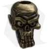 RUS Beads Shop Zombie Skull Lanyard Bead - Bronze -Knife Shop RUS Beads Shop Zombie Skull Lanyard Bead Bronze BHQ 80801 jr