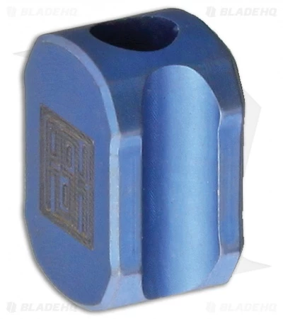 Real Steel Hexagon Titanium Blue Lanyard Bead L1101 4 Real Steel Hexagon Titanium Blue Lanyard Bead L1101 - Image 2