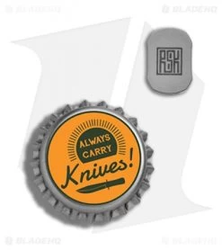 Real Steel Hexagon Titanium Lanyard Bead L1100 -Knife Shop Real Steel Hexagon Ti Lanyard Bead L1100 BHQ 88676 er bottlecap