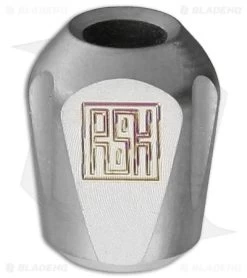 Real Steel Titanium Lanyard Pyramid Bead L1210