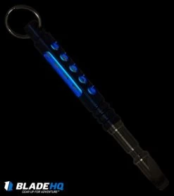 Spalinger Gear Minimalist Tritium Pry-Tool Key Chain (Anodized Dark Blue) -Knife Shop Spalinger Gear Miminalist Tritium Pry Tool Keychain Anodized Dark Blue Blue BHQ 85099 jr glow