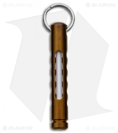 Spalinger Gear Titanium Round Minimalist Grooved Lantern (Satin Bronze Ano) 3 Spalinger Gear Titanium Round Minimalist Grooved Lantern (Satin Bronze Ano)