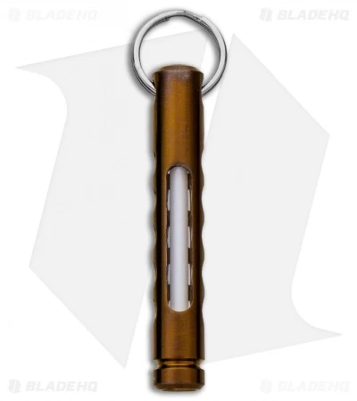 Spalinger Gear Titanium Round Minimalist Grooved Lantern (Satin Bronze Ano) 4 Spalinger Gear Titanium Round Minimalist Grooved Lantern (Satin Bronze Ano) - Image 2