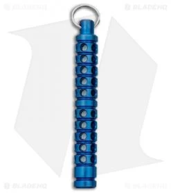 Spalinger Gear Titanium XL Grooved Lantern (Blue Ano) -Knife Shop Spalinger Gear Ti XL Grooved Lantern Blue Ano BHQ 89872 jr green