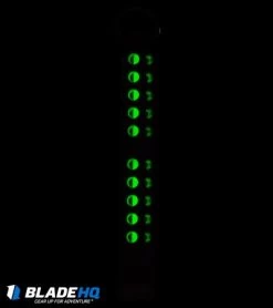 Spalinger Gear Titanium XL Grooved Lantern (Blue Ano) -Knife Shop Spalinger Gear Ti XL Grooved Lantern Blue Ano BHQ 89872 jr green glow