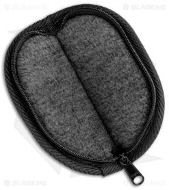 Spyderco Small Knife Zippered Pouch Travel Case C18NC -Knife Shop Spyderco Small Knife Zippered Pouch Travel Case BHQ 115757 jr open