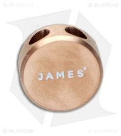 James Brand The Ulu Lanyard W/ Rose Gold Stainless Steel Bead 8 James Brand The Ulu Lanyard W/ Rose Gold Stainless Steel Bead -Knife Shop The James Brand Folsom OD Green Micarta KN102127 00 BHQ 95414 jr side