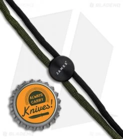 James Brand The Ulu Lanyard W/ Black Stainless Steel Bead -Knife Shop The James Brand The Ulu Lanyard Black SS Bead ES202903 10 BHQ 88098 jr bottlecap