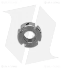 TiSurvival Modular Titanium Lanyard Bead W/ Grooves & Cavities - Stonewashed