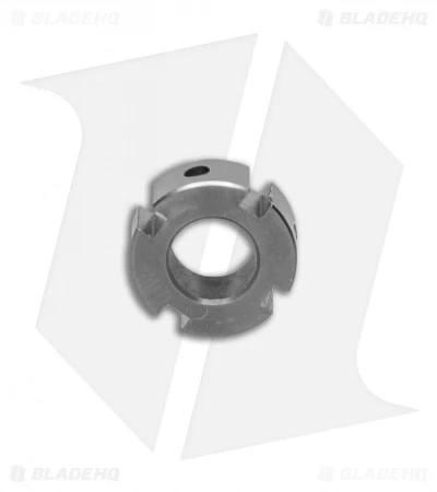 TiSurvival Modular Titanium Lanyard Bead W/ Grooves & Cavities - Stonewashed 3 TiSurvival Modular Titanium Lanyard Bead W/ Grooves & Cavities - Stonewashed