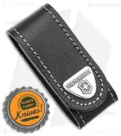 Victorinox Leather Belt Pouch Black -Knife Shop Victorinox Leather Belt Pouch Black BHQ 109303 td size