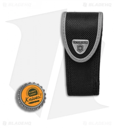 Victorinox 3.75" Black Nylon Pocket Knife Sheath W/ Velcro Clasp 4 Victorinox 3.75" Black Nylon Pocket Knife Sheath W/ Velcro Clasp - Image 2