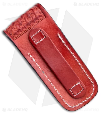 Victorinox Zermatt Medium Red Leather Belt Pouch 4 Victorinox Zermatt Medium Red Leather Belt Pouch - Image 2