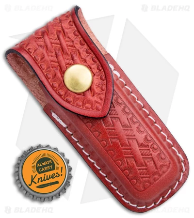 Victorinox Zermatt Medium Red Leather Belt Pouch 6 Victorinox Zermatt Medium Red Leather Belt Pouch - Image 4