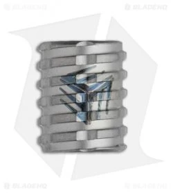 WE Knife Co. Bead Blast Gray Titanium Lanyard Bead