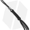 WE Knife Co. Black Tied Paracord Lanyard W/ Gray Titanium Bead -Knife Shop WE Knife Co Black Tied Paracord Lanyard Gray Ti Bead A 01E BHQ 112164 jr