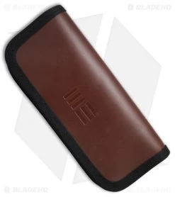 WE Knife Co. Leather Zippered Pouch (Brown) A-04