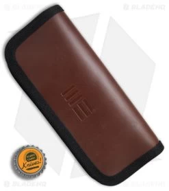 WE Knife Co. Leather Zippered Pouch (Brown) A-04 7 WE Knife Co. Leather Zippered Pouch (Brown) A-04 -Knife Shop WE Knife Co leather zippered pouch brown BHQ 74757 er bottlecap