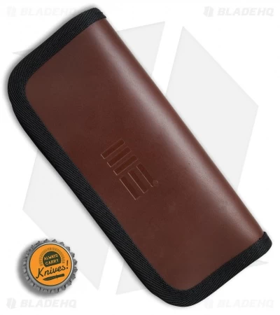 WE Knife Co. Leather Zippered Pouch (Brown) A-04 5 WE Knife Co. Leather Zippered Pouch (Brown) A-04 - Image 3
