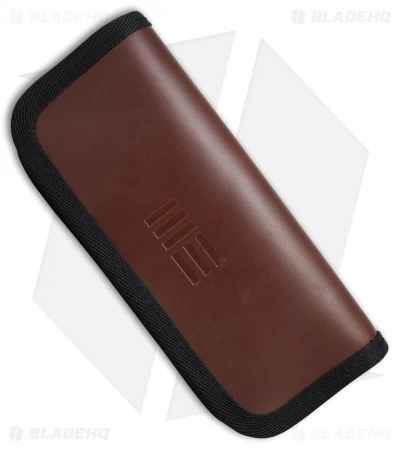 WE Knife Co. Leather Zippered Pouch (Brown) A-04 3 WE Knife Co. Leather Zippered Pouch (Brown) A-04