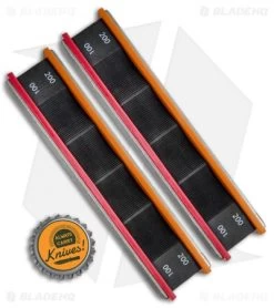 Wicked Edge Course/Medium Coarse Diamond Stones 100/200 Grit -Knife Shop Wicked Edge Coarse Medium Coarse Diamond Sharpening Stones 100 200 WE100200 BHQ 52439 jr bottlecap