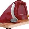 Zassenhaus Manual Bread Slicer Classic Hand Crank 11.75 In By 8 In - Red