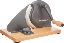 Zassenhaus Manual Bread Slicer Classic Hand Crank 11.75 In By 8 In - Gray