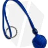 Monkeyz Paw Blue Paracord Lanyard (Small 3/4" Ball) -Knife Shop ball lanyard blue az857