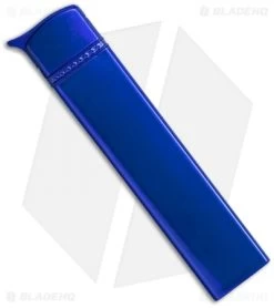 Mini D/A OTF Automatic Knife Lighter Blue (2.1" Satin) Refillable Butane -Knife Shop blade play lighter otf blue backside cm