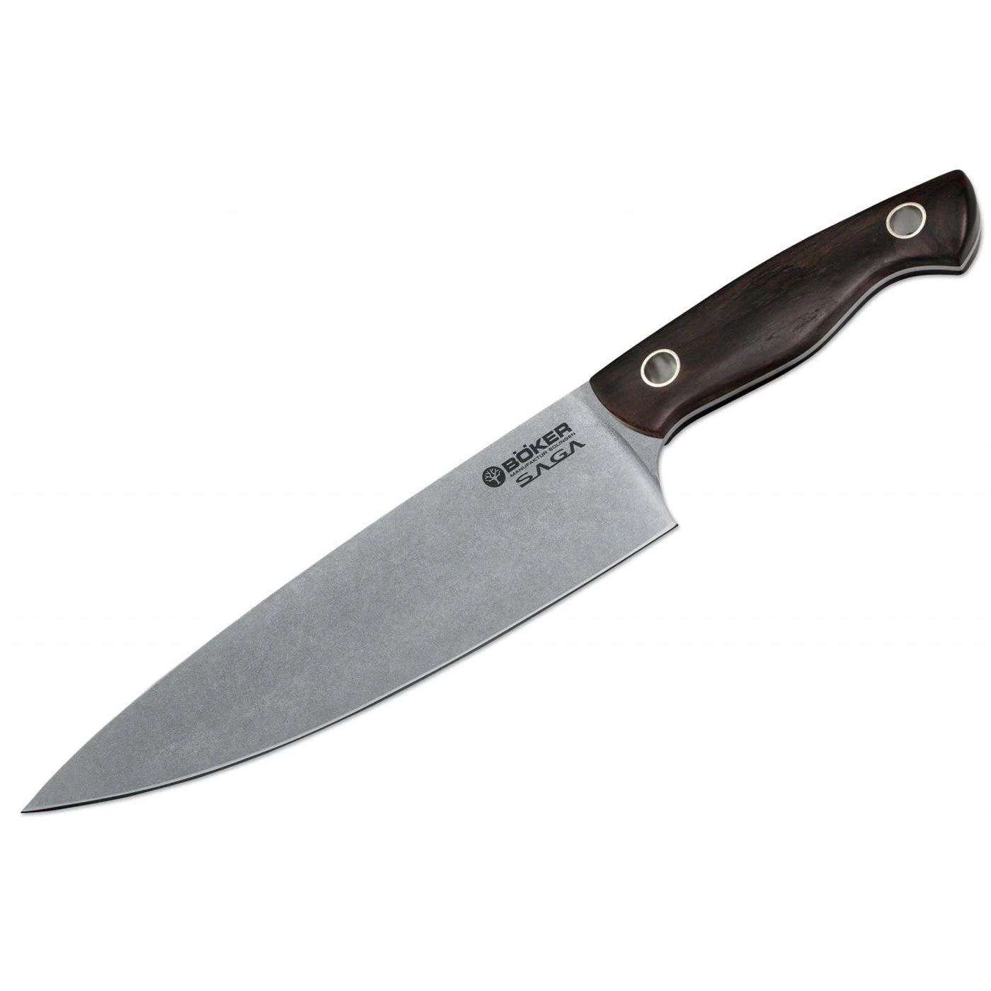 Boker Saga 7.8" Chef's Knife - Grenadill Wood 3 Boker Saga 7.8" Chef's Knife - Grenadill Wood