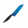 Chroma Kasumi Titanium: 7" Santoku Knife - Blue 1 Chroma Kasumi Titanium: 7" Santoku Knife - Blue -Knife Shop chroma kasumi titanium santoku knife blue ktb2
