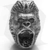 Magallona Gorilla Skull Lanyard Bead (Pewter) -Knife Shop gorilla bead cm