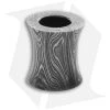Tallen Concave Barrel Bead (Damascus) -Knife Shop grindworx concave bead bhq 14118 jr