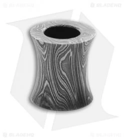 Tallen Concave Barrel Bead (Damascus)