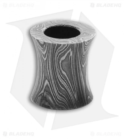 Tallen Concave Barrel Bead (Damascus) 3 Tallen Concave Barrel Bead (Damascus)