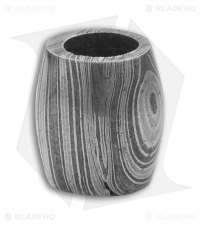 Tallen Convex Barrel Bead (Damascus) 3 Tallen Convex Barrel Bead (Damascus)