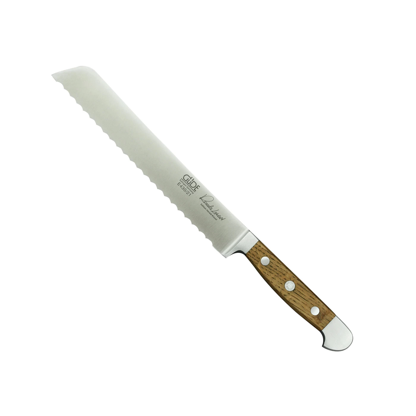 Güde Alpha Barrel Oak Series - 8" Bread Knife 3 Güde Alpha Barrel Oak Series - 8" Bread Knife
