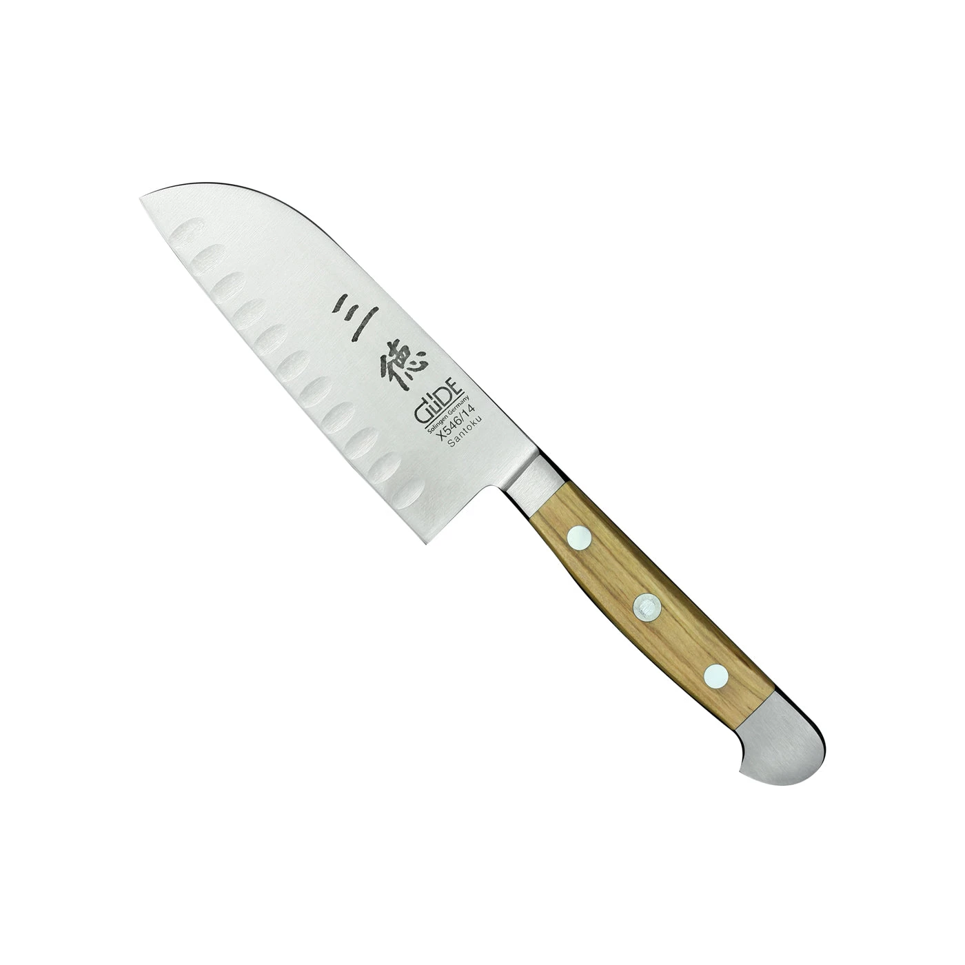 Güde Alpha Olive Series - 5" Santoku Knife 3 Güde Alpha Olive Series - 5" Santoku Knife
