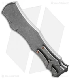 Heretic Knives Hydra Drop Point OTF Automatic Knife Cu/CF (3.6" Mirror) -Knife Shop heretic knives hydra fc cu side cm