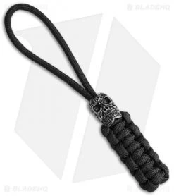 Darrel Ralph DDR Skull Bead W/ Black Paracord Lanyard