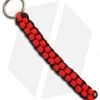 Red & Black 550 Paracord Lanyard Keychain Boondoggle W/ Split Ring 2 Red & Black 550 Paracord Lanyard Keychain Boondoggle W/ Split Ring -Knife Shop lanyard red black az861
