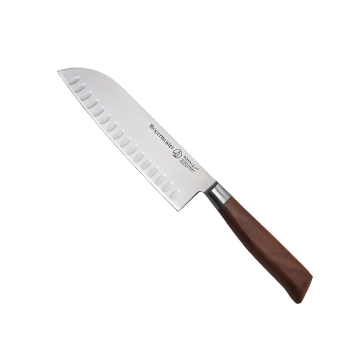 Messermeister Royale Elite - 7" Kullenschliff Santoku Knife 3 Messermeister Royale Elite - 7" Kullenschliff Santoku Knife