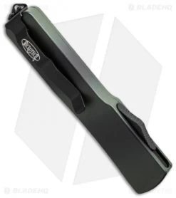 Microtech UTX-70 S/E OTF Automatic Knife (2.4" Green Camo Serr) 148-2GC -Knife Shop microtech 149 1gc side cm